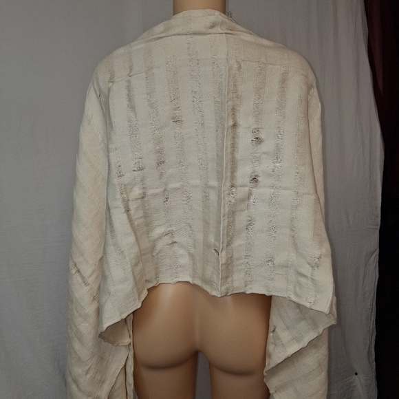 Be Kind By Ellen X Tribe Alive Chic Cream Scarf for Women tribe alive denim - Picture 6 of 10